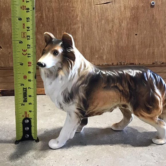 Vintage Ceramic Collie Dog Figurine - Picture 9 of 9